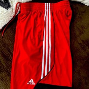 Athletic adidas soccer shorts